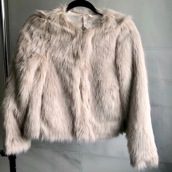 H&M Jackets & Blazers - Divided H&M faux fur coat
